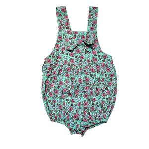 Vintage Radishes & Roses Bubble Romper Size 4T